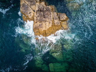 Cliff in the Rias Baixas, Galicia
