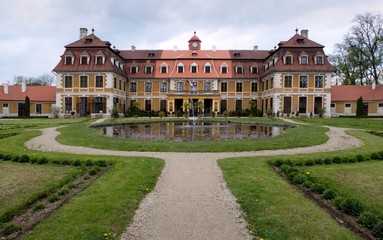 Obraz premium Rajec nad Svitavou castle in Moravia in Czech Republic