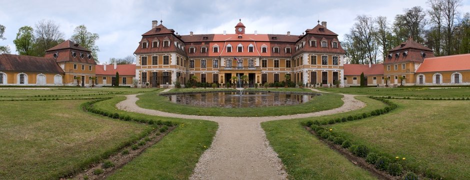 Rajec nad Svitavou castle in Moravia in Czech Republic