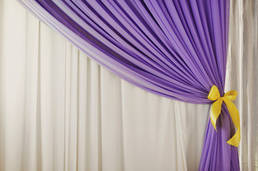 violet curtain