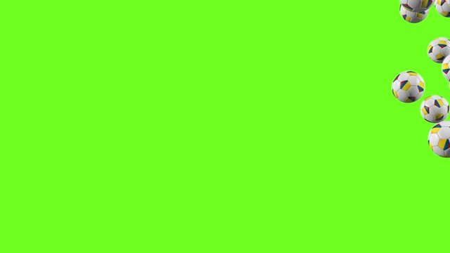 Colombian soccer ball animation