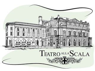 Teatro alla Scala is an opera house in Milan, Italy.