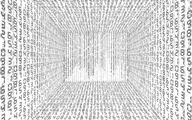 binary code background abstract