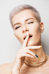 Beautiful woman with beautiful make up