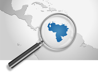 Landkarte *** Südamerika Venezuela
