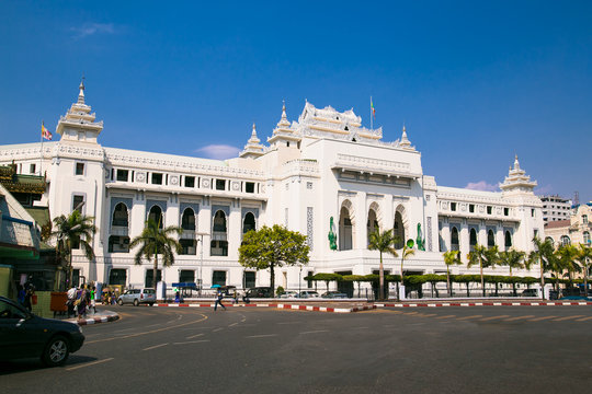 City Hall in Yangon, Myanmar