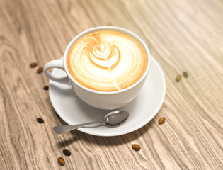 Coffee with foam