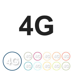 Bunte 3D Buttons - 4G