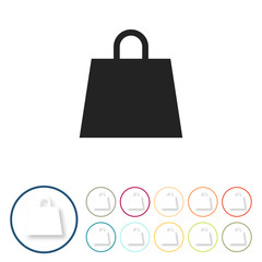 Bunte 3D Buttons - Tasche