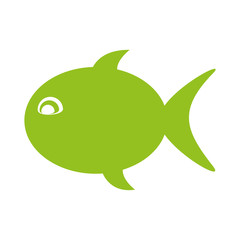 fish silhouette isolated icon vector illustration design