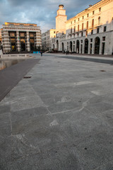 Obraz premium The panorama of Piazza della Vittoria square.