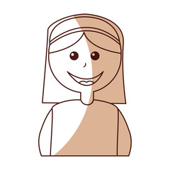 Shepherd manger character icon vector illustration design