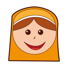 Shepherd manger character icon vector illustration design