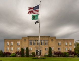 The Adams County Courthouse in Ritzville, Washington