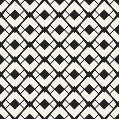 Abstract concept vector monochrome geometric pattern. Black and white minimal background. Creative illustration template. Seamless stylish texture. For wallpaper, surface, web design, textile, decor.