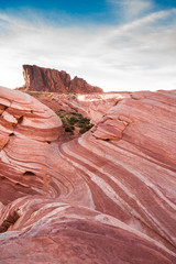 Valley of Fire State Park, Nevada. Fire Wave formation.