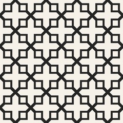 Abstract concept vector monochrome geometric pattern. Black and white minimal background. Creative illustration template. Seamless stylish texture. For wallpaper, surface, web design, textile, decor.