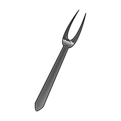 oktoberfest fork utensil. happy oktoberfest celebration vector illustration