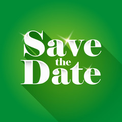 Save the Date sign vector