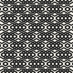 Abstract concept vector monochrome geometric pattern. Black and white minimal background. Creative illustration template. Seamless stylish texture. For wallpaper, surface, web design, textile, decor.