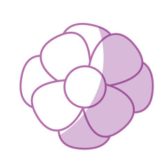 Fototapeta premium cute flower isolated icon vector illustration design