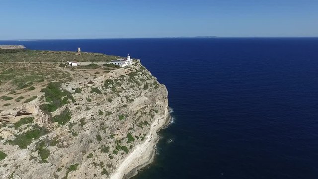 Faro de Cap Blanc, Mallorca, España