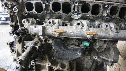 part of the vehicle engine