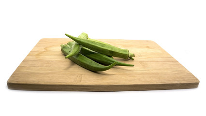 fish and fresh vegetables