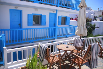 maison et terrasse à Mykonos