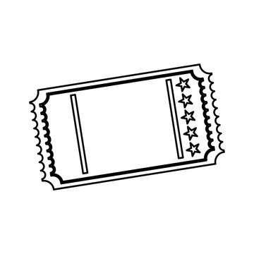 recommend clip art: line tickets to cinema movie entertainment movie, vector illustration