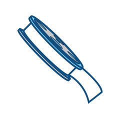 short filmstrips, cinematography production studio, vector illustration