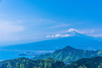 伊豆半島からの富士山絶景