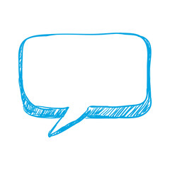 Naklejka premium silhouette chat bubbles to message icon, vector illustration