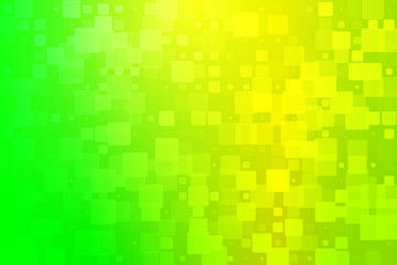 Yellow golden green shades glowing various tiles background