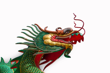 Dragon sculpture in the temple