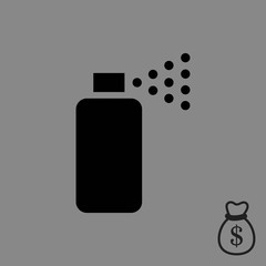 spray icon stock vector illustration flat design