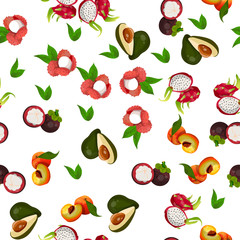 exotic tropical fruit