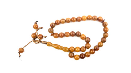 rosary beads isolated