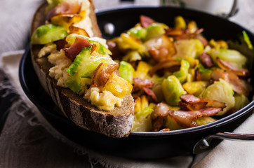 Sandwich with vegetables