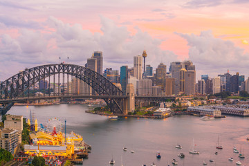 Fototapeta premium Panoramę centrum Sydney