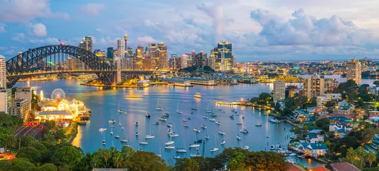 Foto op Canvas Skyline van het centrum van Sydney © f11photo