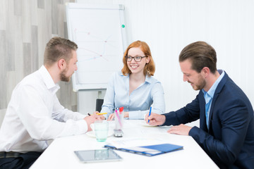 Fototapeta premium teamsitzung