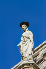 Detail from Battistero of Santa Maria Maggiore in Bergamo