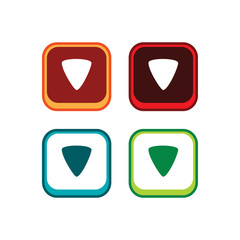 color app icon button game asset theme vector