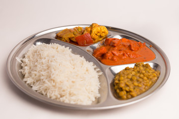 Chicken Tikka Rice and Vegetable