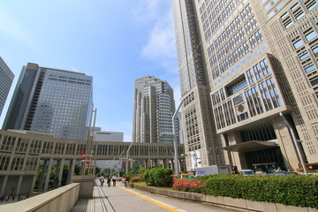 Fototapeta na wymiar Tokyo Metropolitan Government Office building 