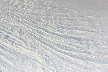 Snow background natural  on a river surface in the winter