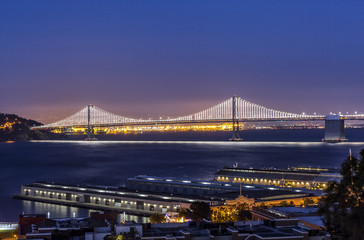 The Bay Bridge from Coit Tower