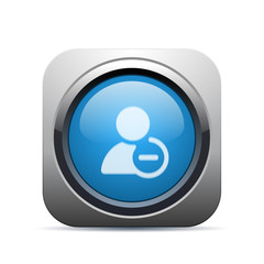 Square Push-Button - Vector