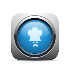 Square Push-Button - Vector